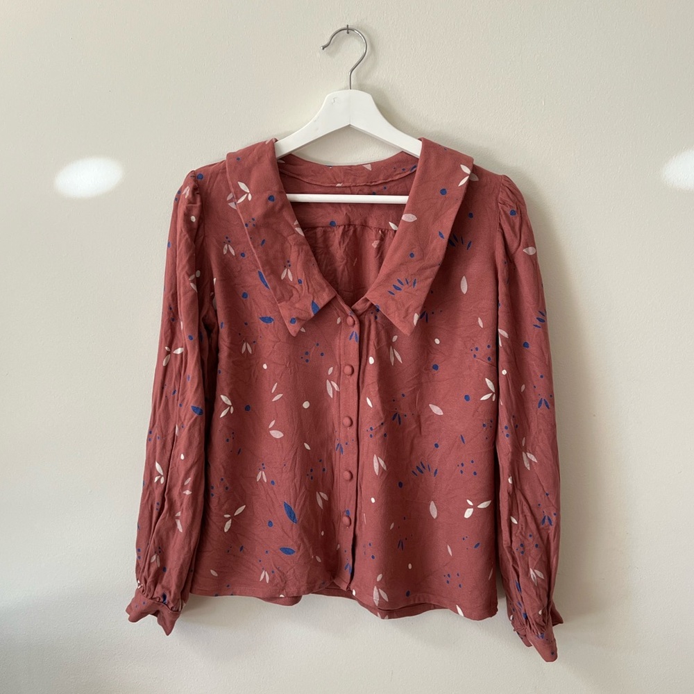 Handmade - v-neck blouse